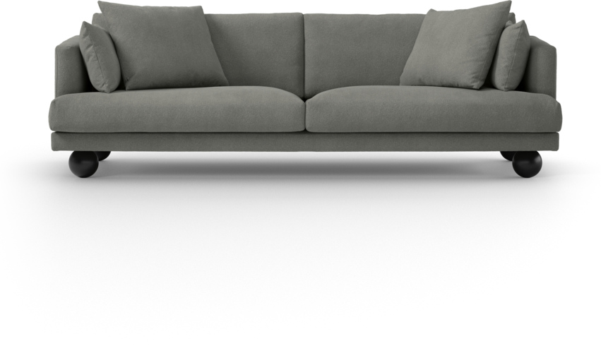 Harper - 4-sits soffa - Grå