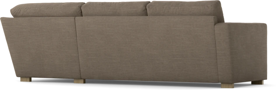 Friday - 2,5-sits soffa med divan höger - Brun
