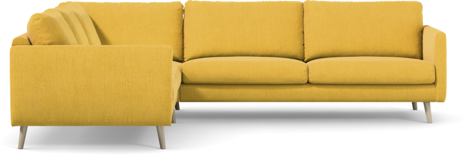 Madison Lux - Hörnsoffa 2+3-sits, hörn 1 - Gul