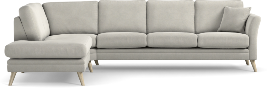 Eden - 3-sits soffa med divan - Grå