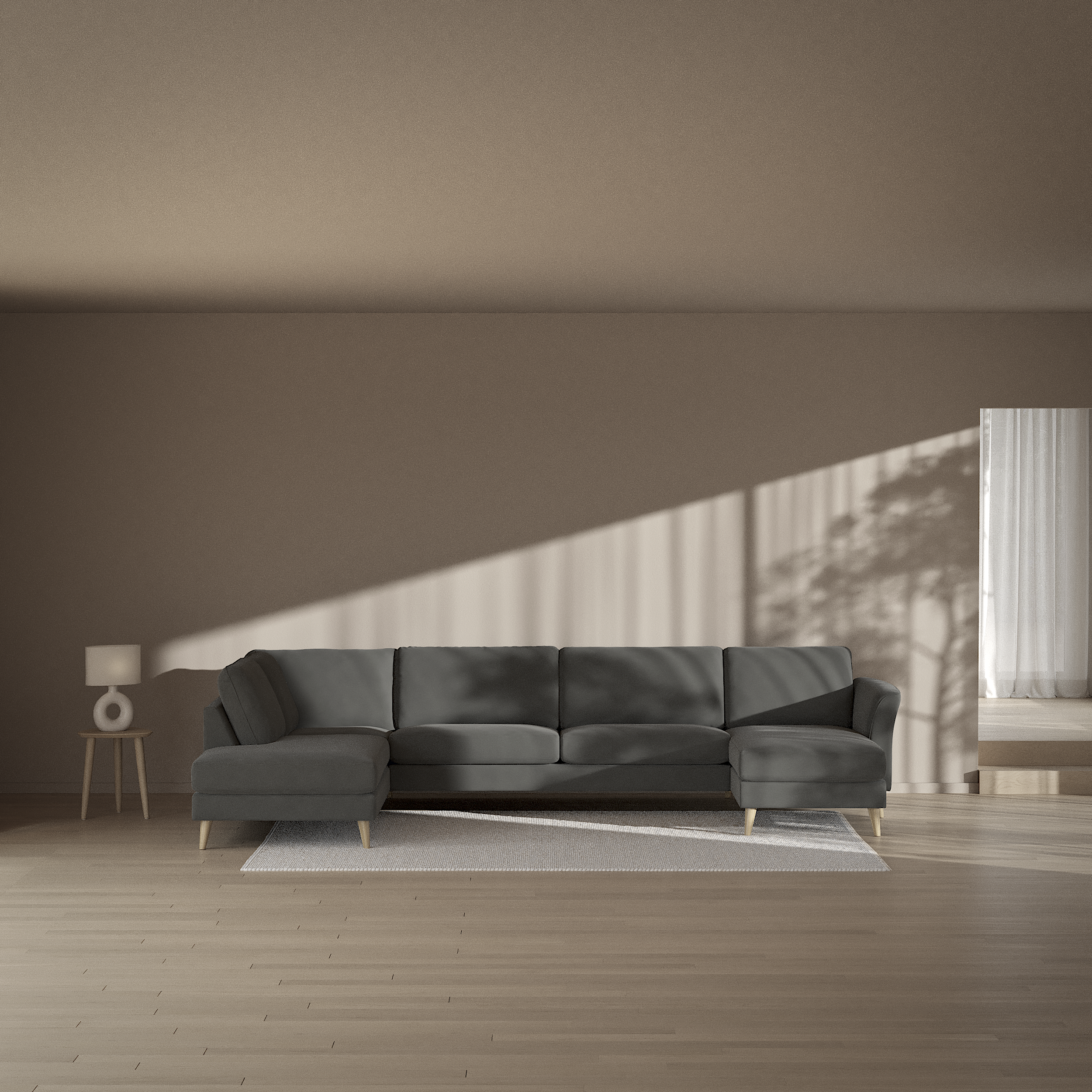 Bridge - 3-sits soffa med divan vänster och schäslong höger - inspiration