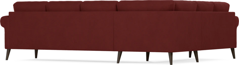 Eden - Hörnsoffa, 2+3-sits - Röd