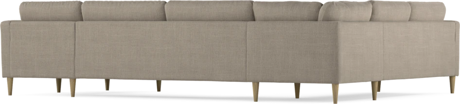 Bridge - Hörnsoffa, 2+3-sits med schäslong höger - Beige