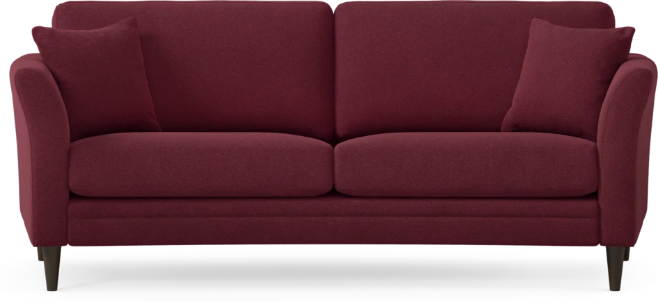 Eden - 2,5-sits soffa svängd - Röd