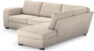 Friday - 2,5-sits soffa med divan höger - Beige
