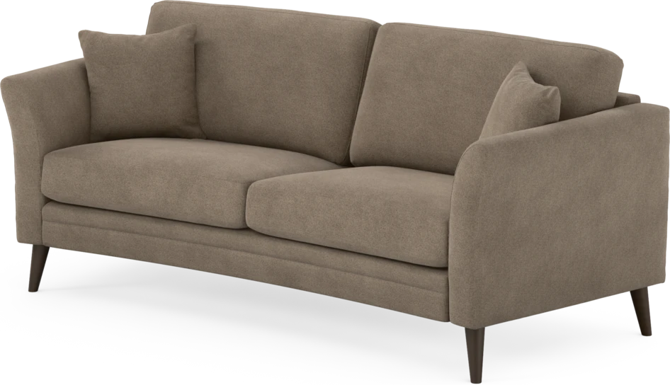 Eden - 2,5-sits soffa svängd - Brun