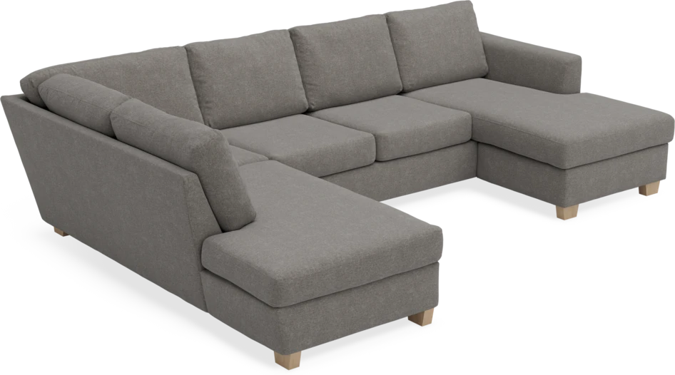 Friday - 3-sits soffa med divan vänster och schäslong höger - Grå