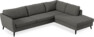 County - 2,5-sits soffa med divan höger - Grå