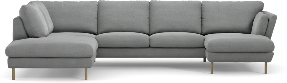Madison - 2-sits soffa med divan vänster och schäslong höger - Grå