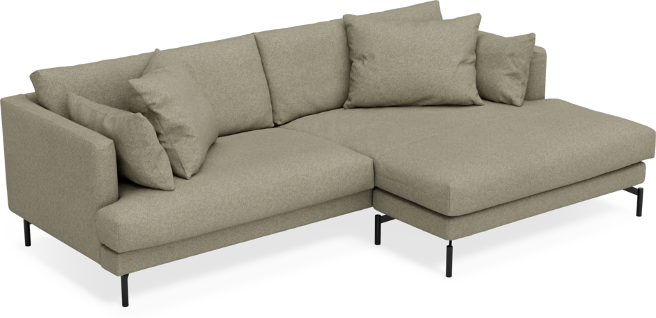 Harper - 4-sits med schäslong XL höger - Beige