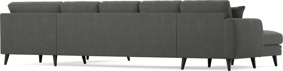 Eden - 3-sits soffa med schäslong vänster och divan höger - Grå
