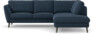 Madison - 2-sits soffa med divan höger - Blå