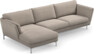 Madison Lux - 3-sits soffa med schäslong vänster - Beige