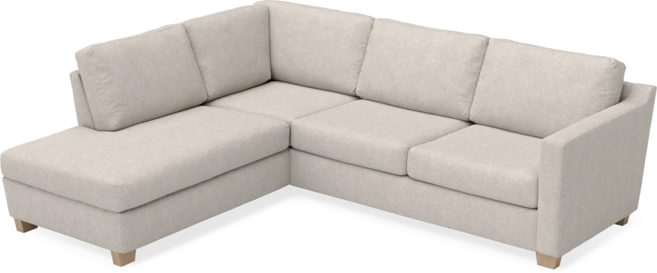Friday - 2,5-sits soffa med divan vänster - Grå