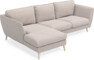 Madison Lux - 2-sits soffa med schäslong vänster - Beige