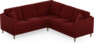 Eden - Hörnsoffa, 2+2-sits - Röd
