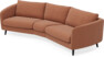 Madison - 3-sits soffa svängd, 90 cm - Orange