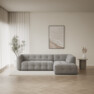 Bella - 3-sits soffa med divan höger - Grå