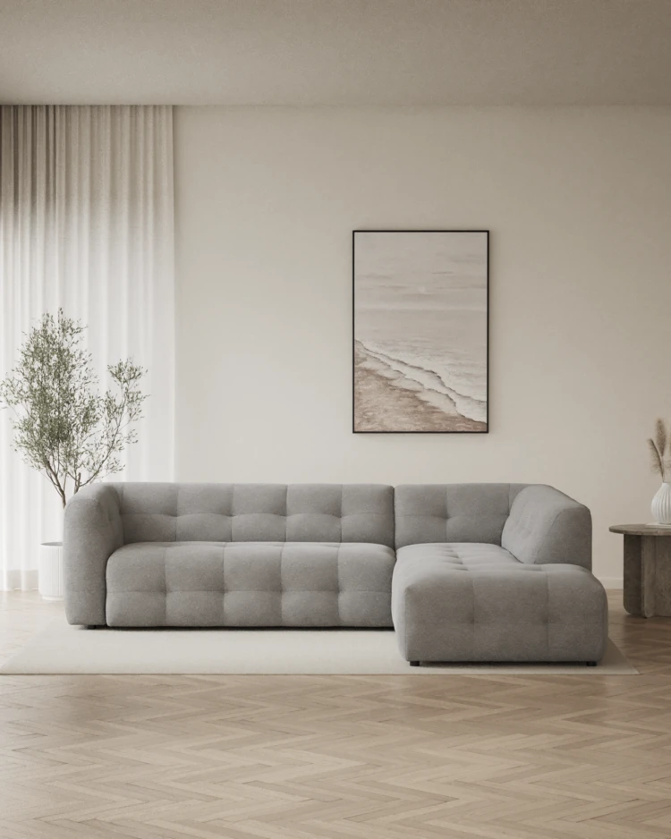 Bella - 3-sits soffa med divan höger - inspiration