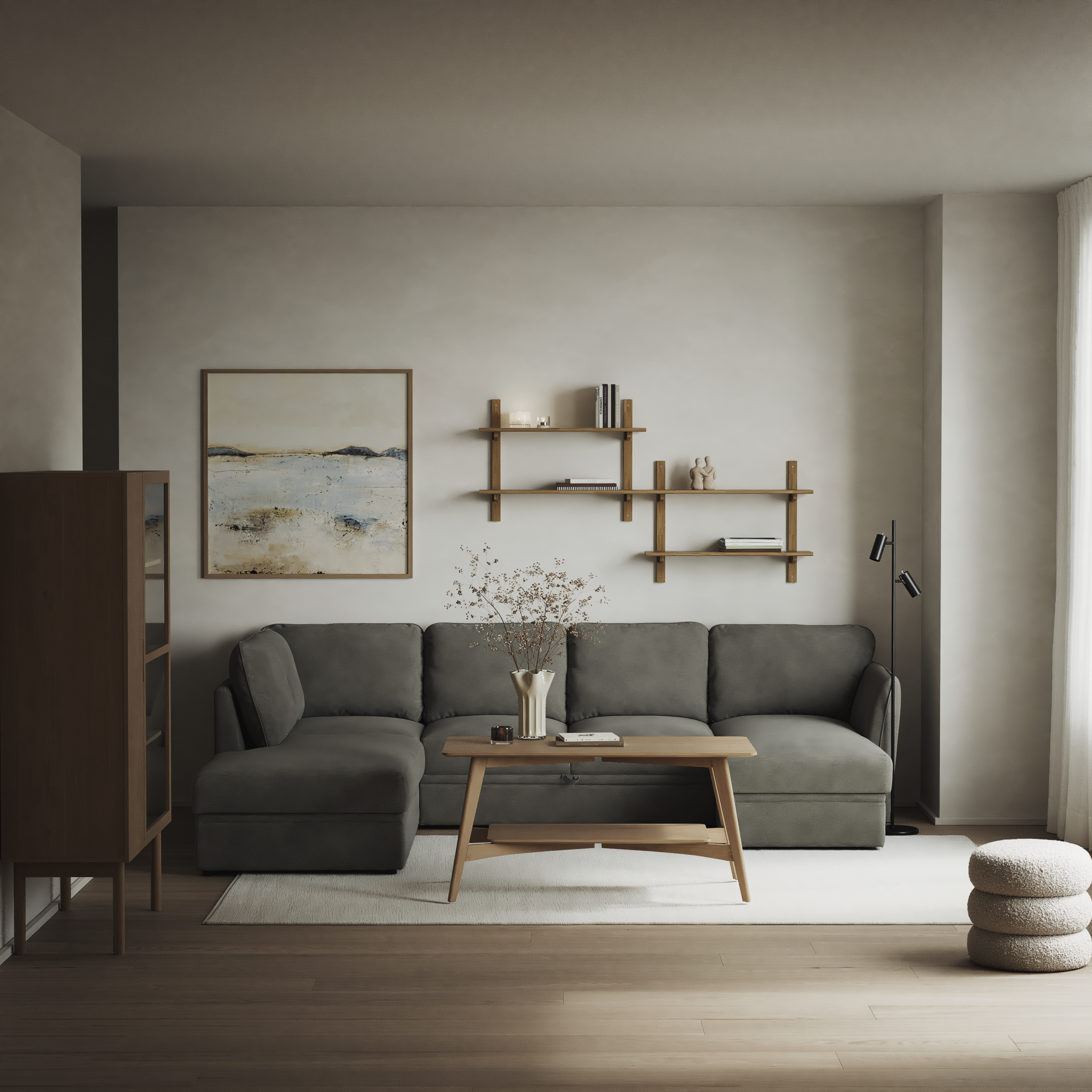 Öland - Bäddsoffa med divan vänster och schäslong höger - inspiration