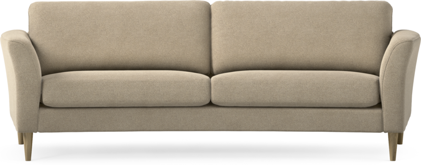 Bridge - 3-sits soffa svängd - Beige
