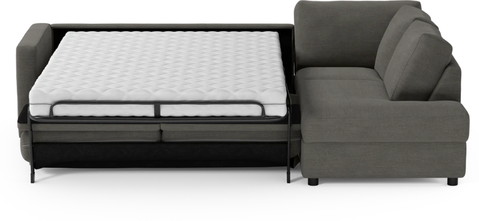 Lindö - Bäddsoffa 2,5-sits med divan - Grå