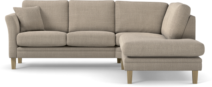 Eden - 2-sits soffa med divan - Beige
