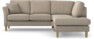 Eden - 2-sits soffa med divan - Beige
