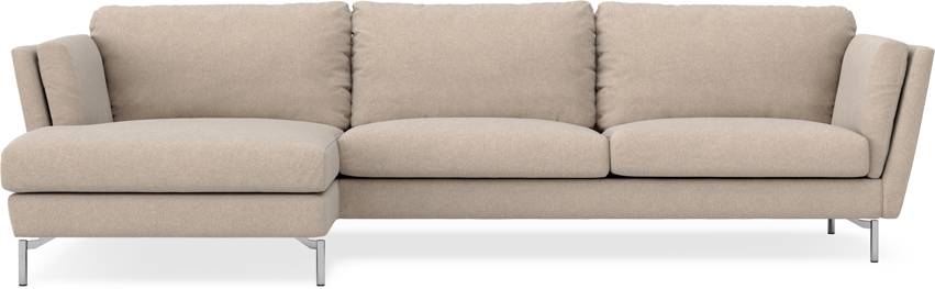 Madison - 3-sits soffa med schäslong vänster - Beige