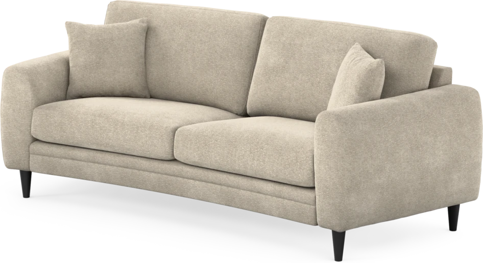 Eden - 2,5-sits soffa svängd - Beige