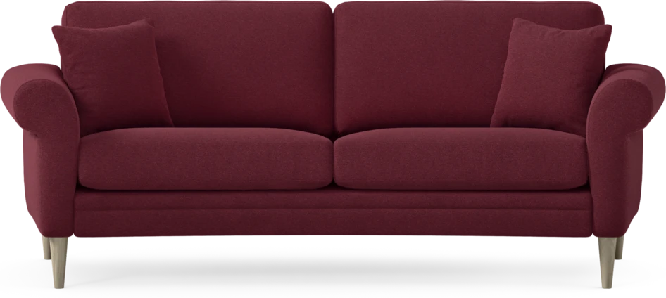 Eden - 2,5-sits soffa svängd - Röd