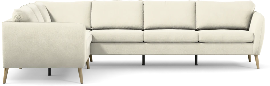 County - Hörnsoffa, 2+3-sits - Vit