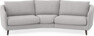 Madison - 3-sits soffa svängd, 90 cm - Grå