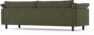 Cherrie - 4-sits soffa, hel dyna, fast klädsel - Grön