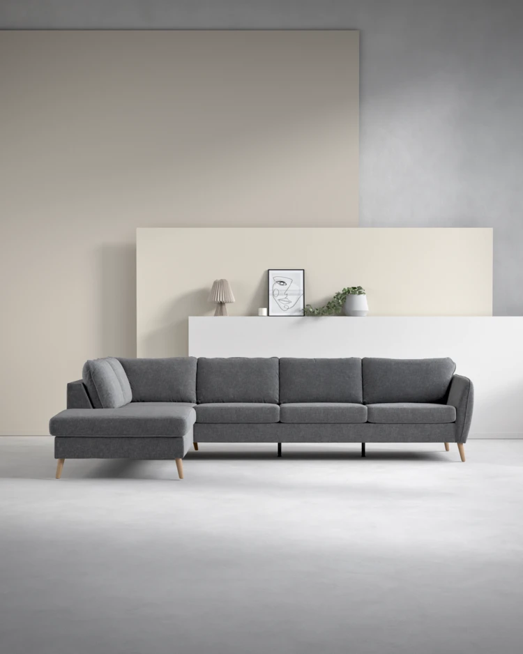 County - 3-sits soffa med divan vänster - inspiration