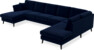Eden - 3-sits soffa med schäslong vänster och divan höger - Blå