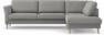 Bridge - 3-sits soffa med divan höger - Grå