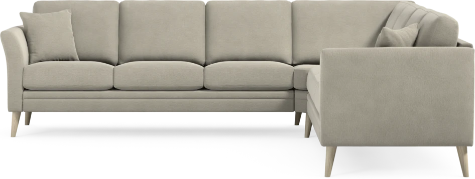 Eden - Hörnsoffa, 3+3-sits - Brun