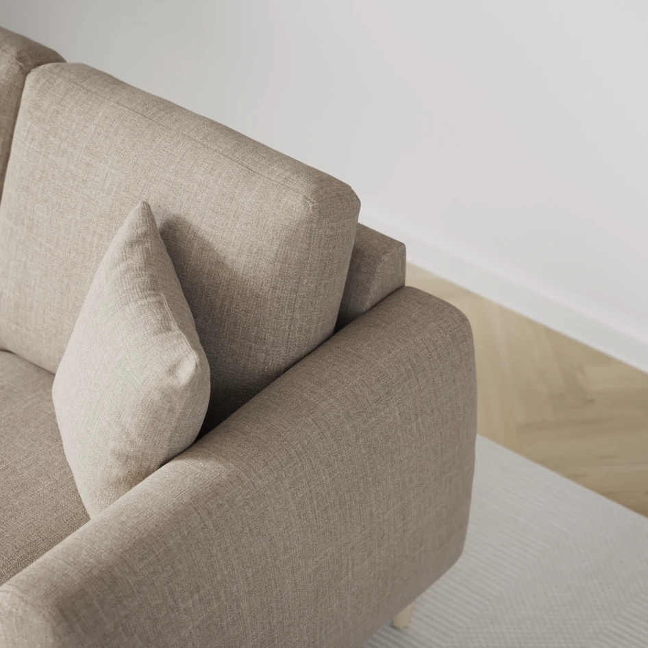 Eden - 3-sits soffa - Beige