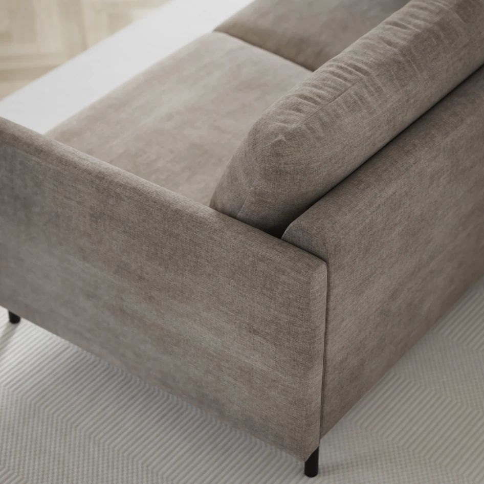 Madison Lux - 2-sits soffa med divan vänster och höger - Beige