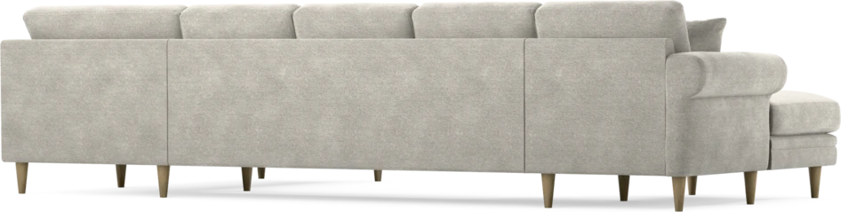 Eden - 3-sits soffa med schäslong vänster och divan höger - Grå
