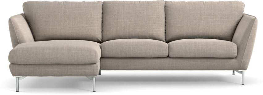 Madison Lux - 2-sits soffa med schäslong vänster - Beige
