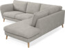 Madison - 2-sits soffa med divan höger - Vit