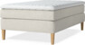 Delux Sense - Kontinentalsäng, enkelsäng 120 cm med bäddmadrass - Beige
