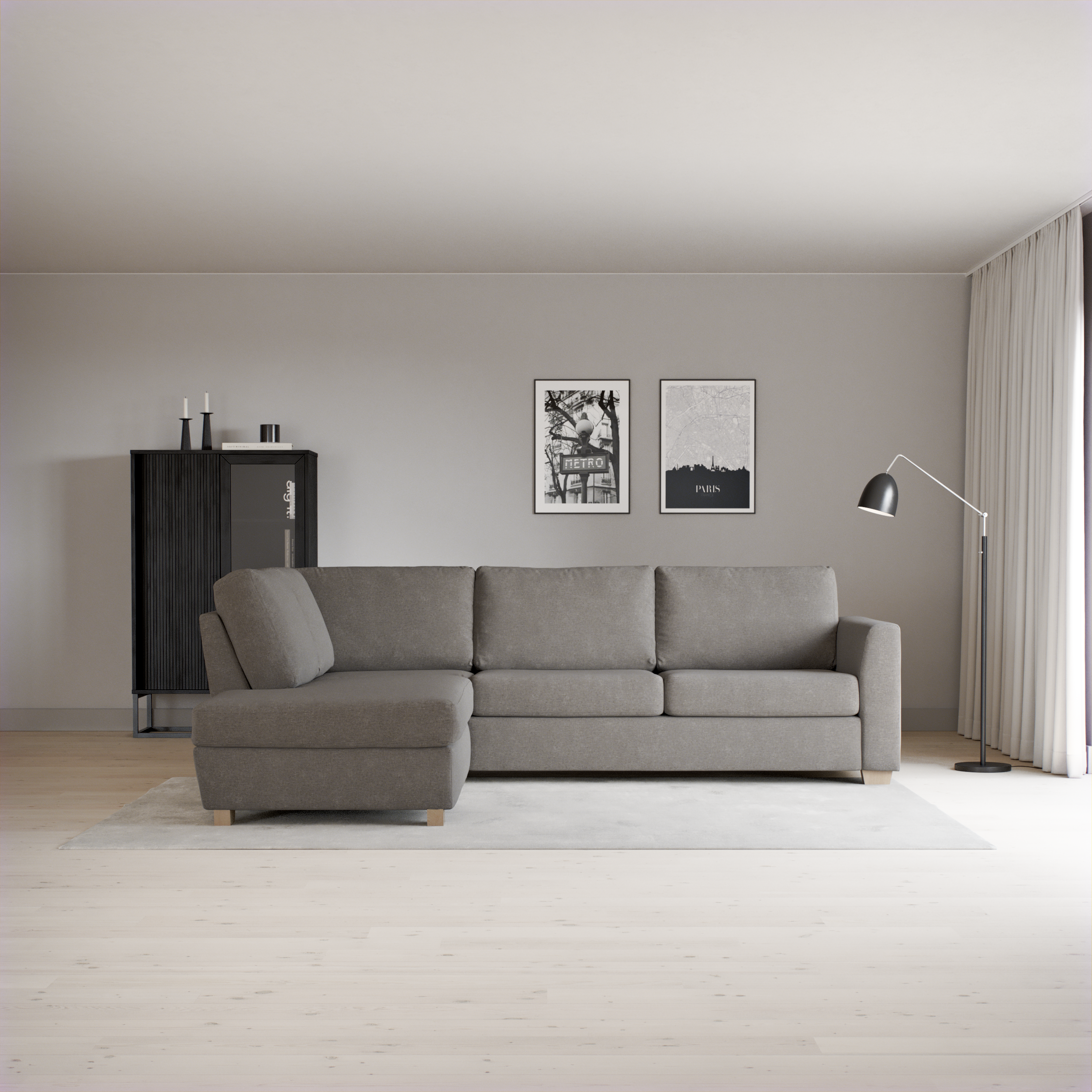 Friday - 2,5-sits soffa med divan vänster - inspiration