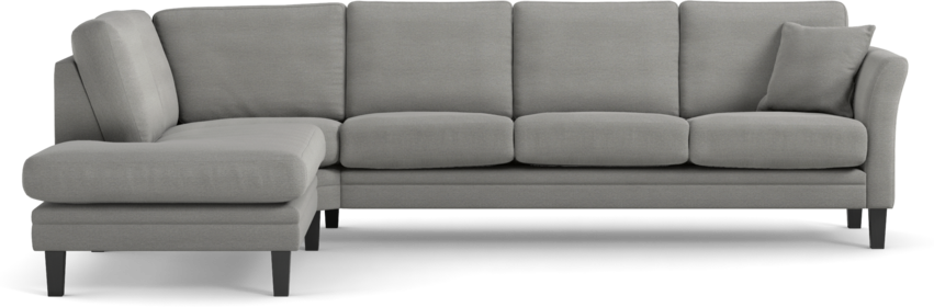 Eden - 3-sits soffa med divan - Grå