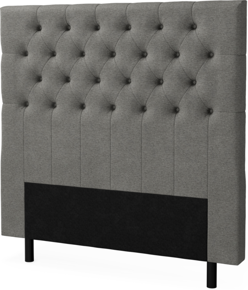 Delux Pikerad XL - Sänggavel, 90-210 cm - Grå