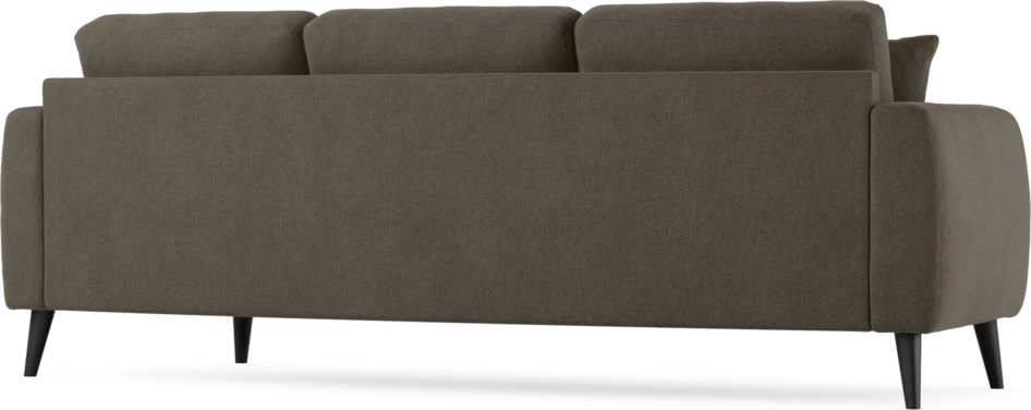 Eden - 3-sits soffa svängd - Brun