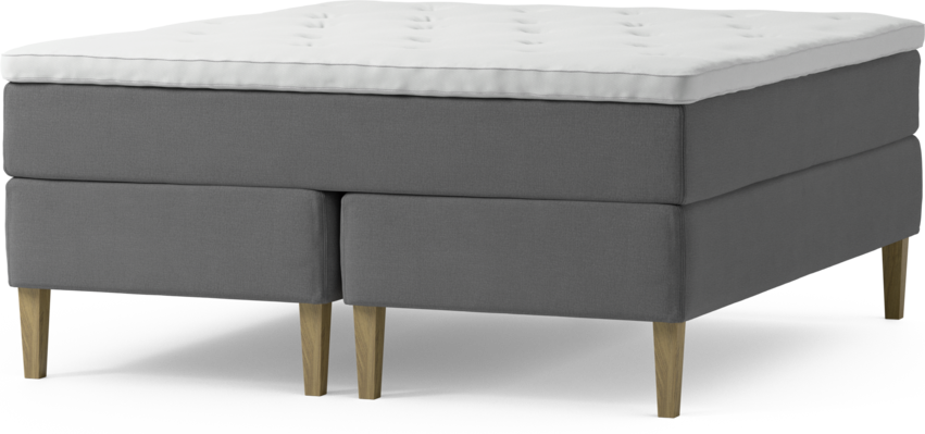 Delux Dream - Kontinentalsäng, dubbelsäng med bäddmadrass och sängben