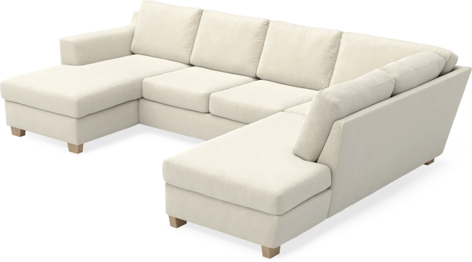 Friday - 3-sits soffa med schäslong vänster och divan höger - Beige